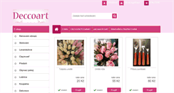 Desktop Screenshot of deccoart.cz