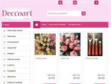 Tablet Screenshot of deccoart.cz